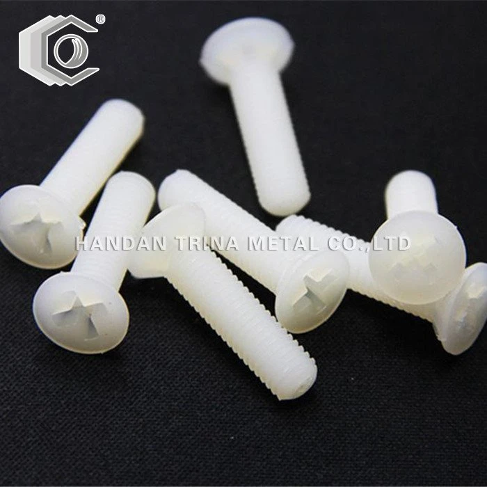 DIN965 Plast Nylon CSK Maskin Skruv